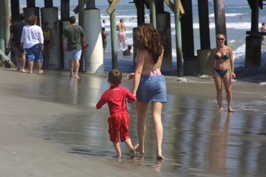 I just love walks on the beach