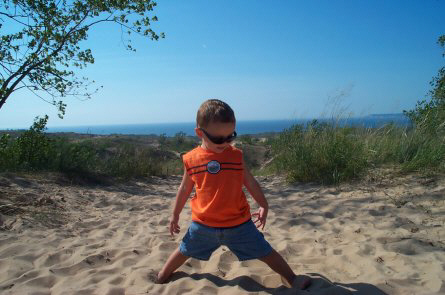 Top of Sleeping Bear Dunes